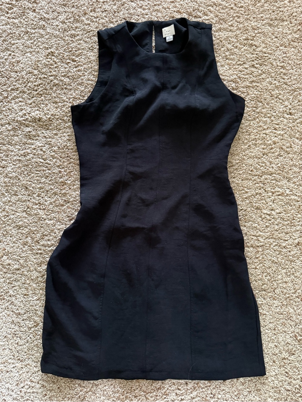 NWT A New Day Black Sleeveless Sheath Dress | Size 4 Classic Career Office Dress